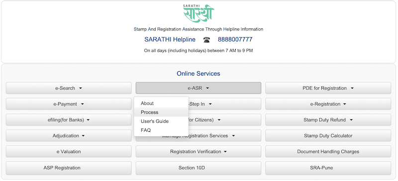IGR Maharashtra Website